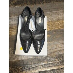 alfani viena black pointed toe mary jane pumps size 9.5